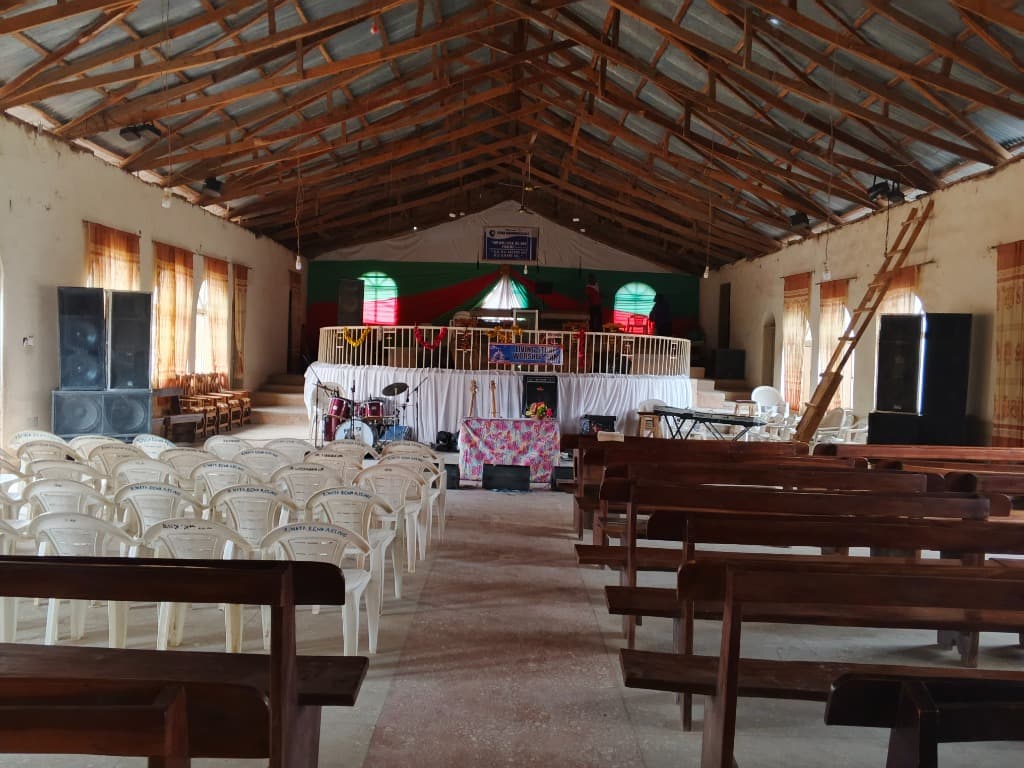Wide Angle Church View